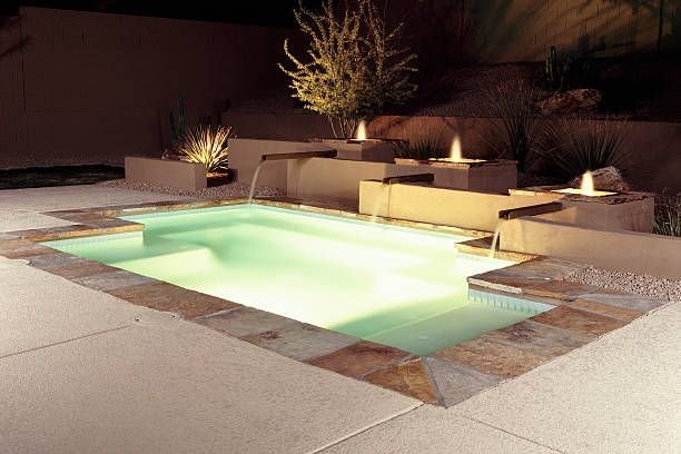 concrete squares for a pool deck in Phoenix